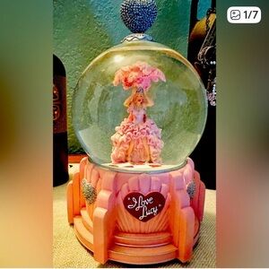 I Love Lucy The Headdress Music Snow Globe Figurine